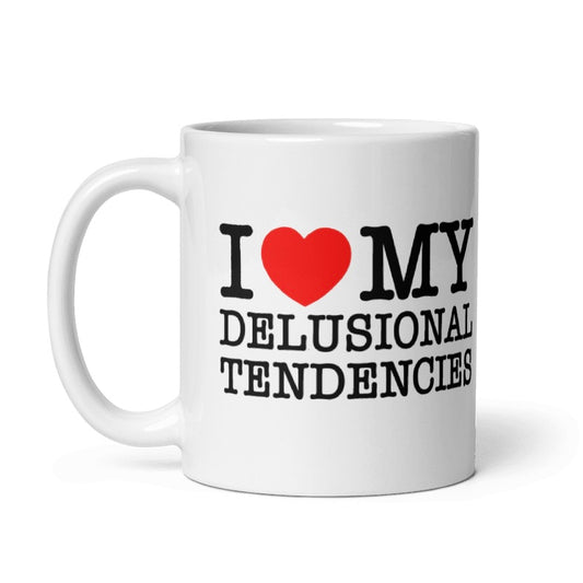 delusional – mug