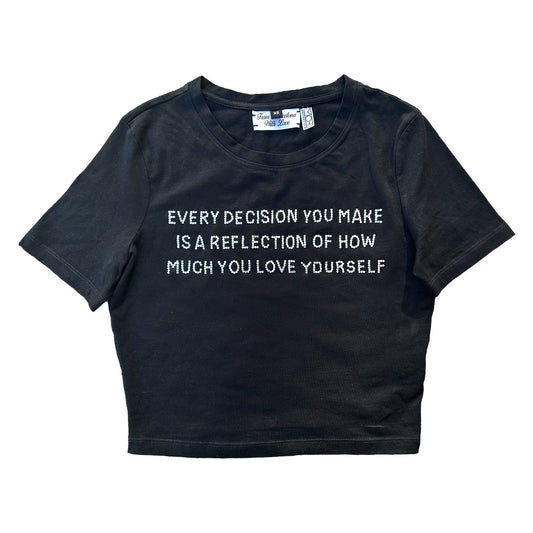 every decision – baby tee