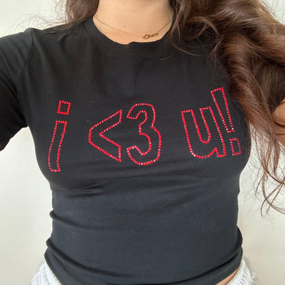 i <3 u! – baby tee