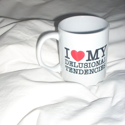 delusional – mug