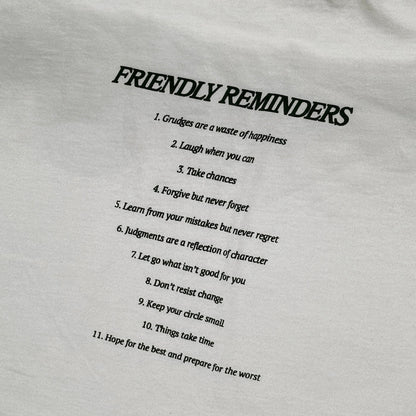 friendly reminders – tee